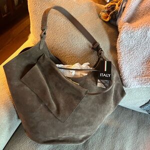 Viola Castellani suede bag